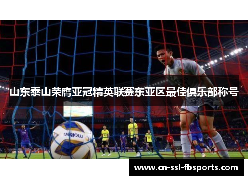 山东泰山荣膺亚冠精英联赛东亚区最佳俱乐部称号